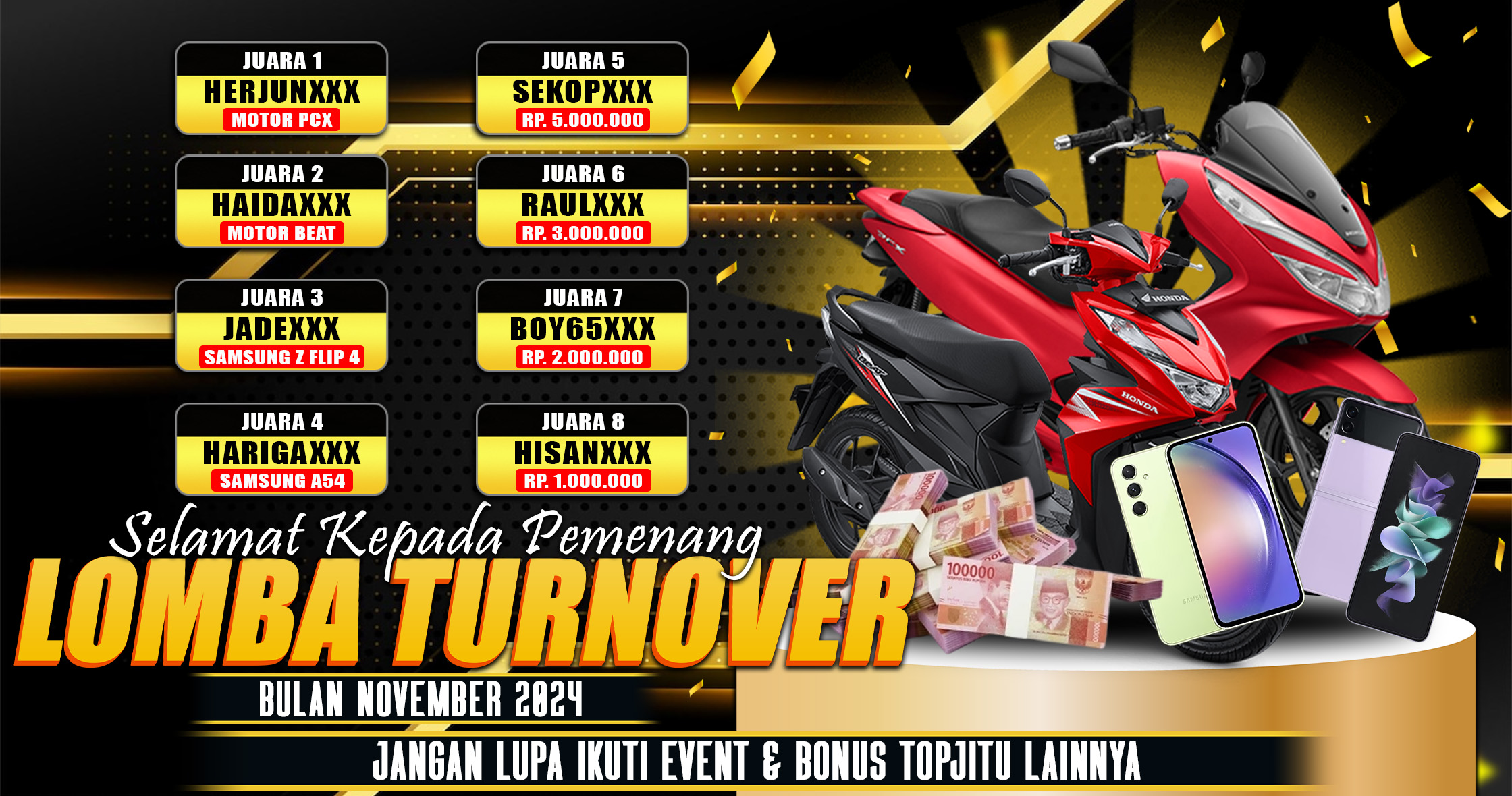 Lomba Turnover Bulanan